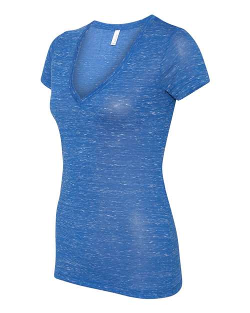 Women’s Jersey Deep V-Neck Tee | USA Decoration