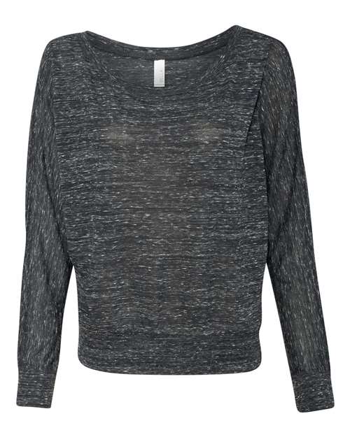 Women’s Flowy Off Shoulder Long Sleeve Tee | USA Decoration