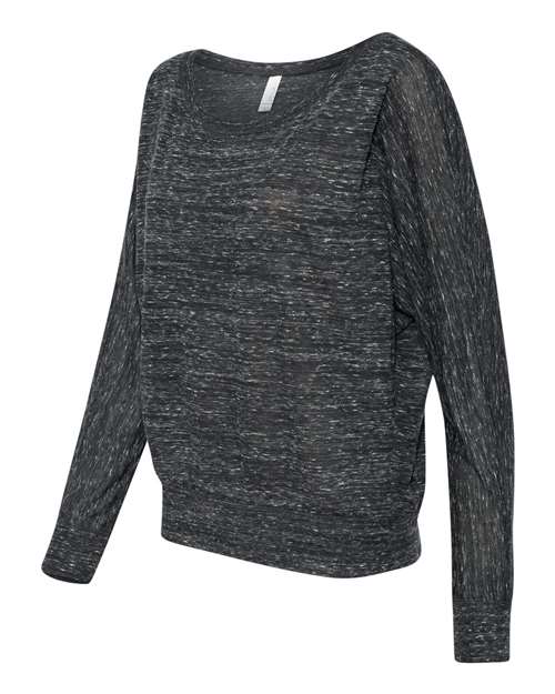 Women’s Flowy Off Shoulder Long Sleeve Tee | USA Decoration