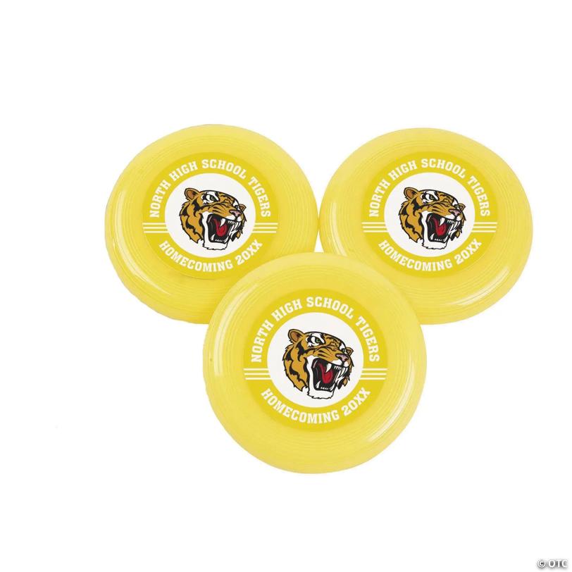 3 1/2" Bulk 72 Pc. Personalized Custom Photo Mini Team Spirit Flying Discs