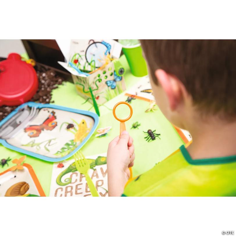 3" Bulk 144 Pc. Mini Solid Color Plastic Spy Magnifying Glasses