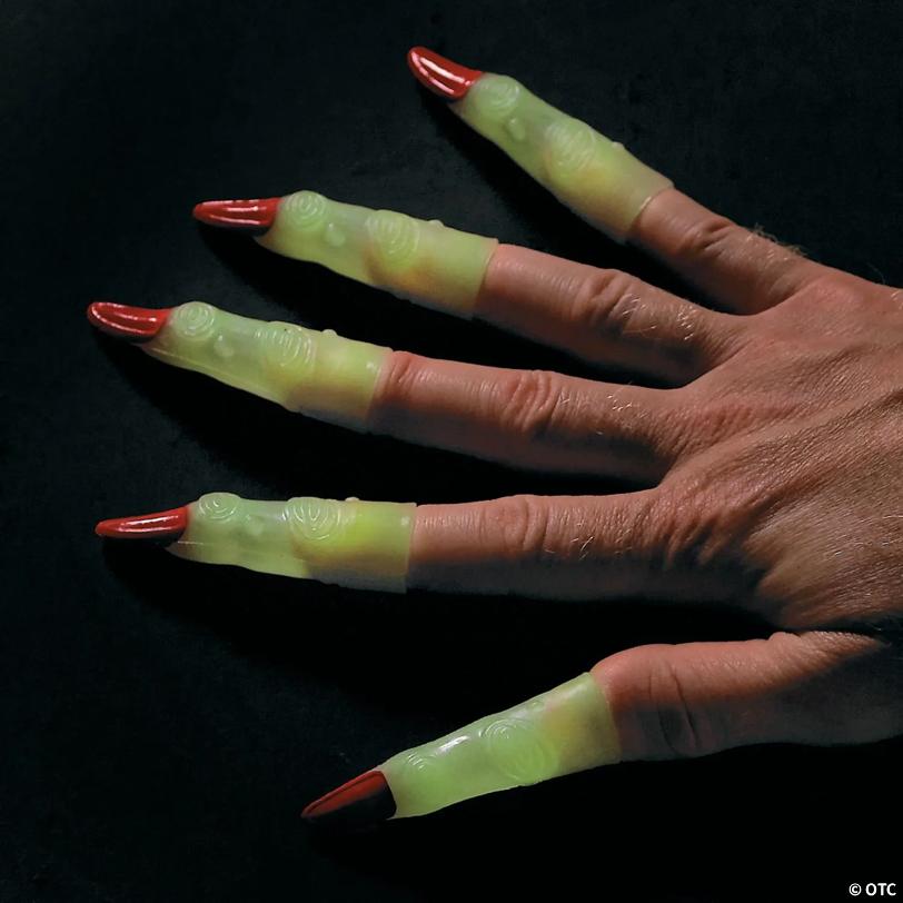 3" Bulk 72 Pc. Glow-in-the-Dark Vinyl Martian Finger Costume Accessories