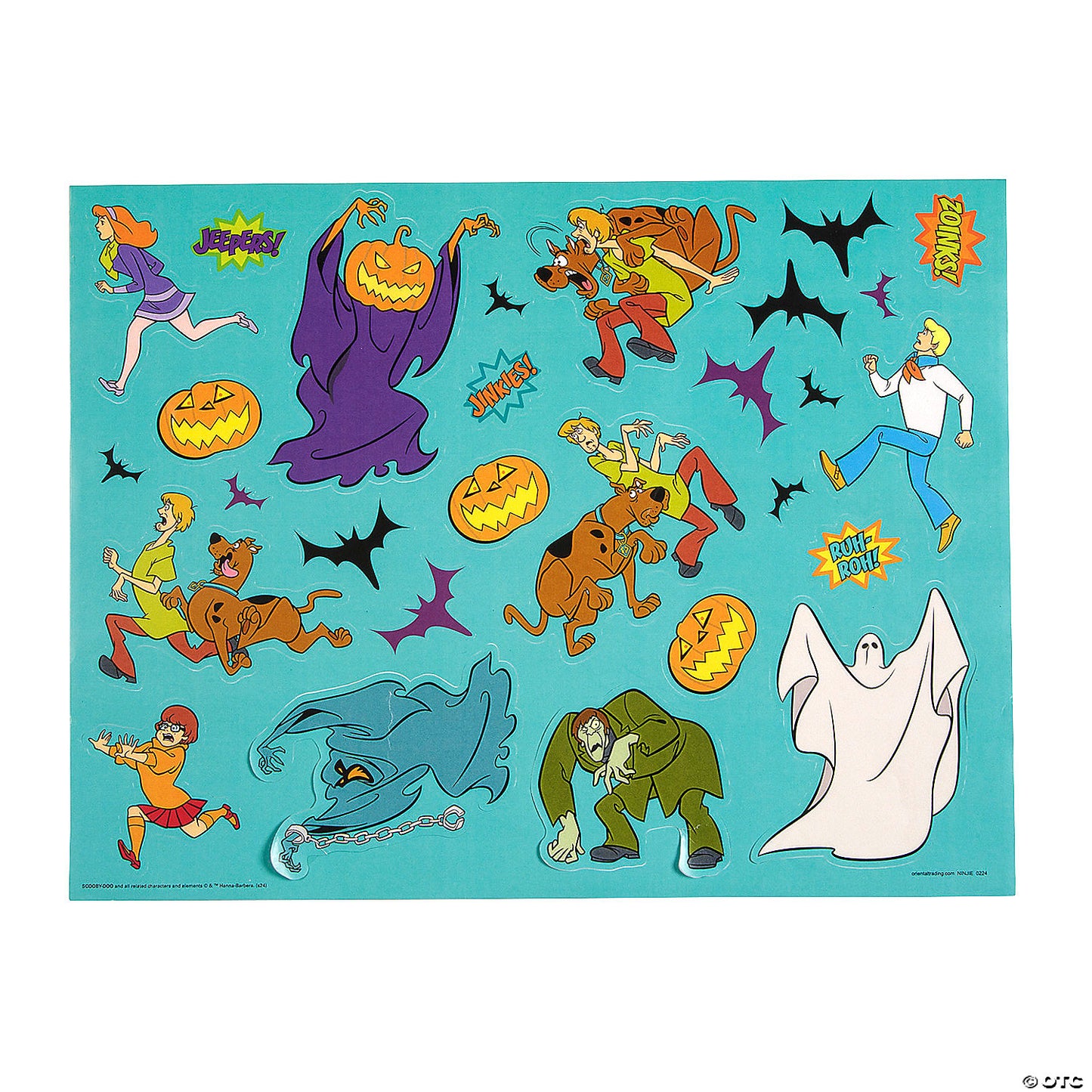 3D Scooby-Doo!™ Halloween Sticker Scenes - 12 Pc. | USA Decoration®