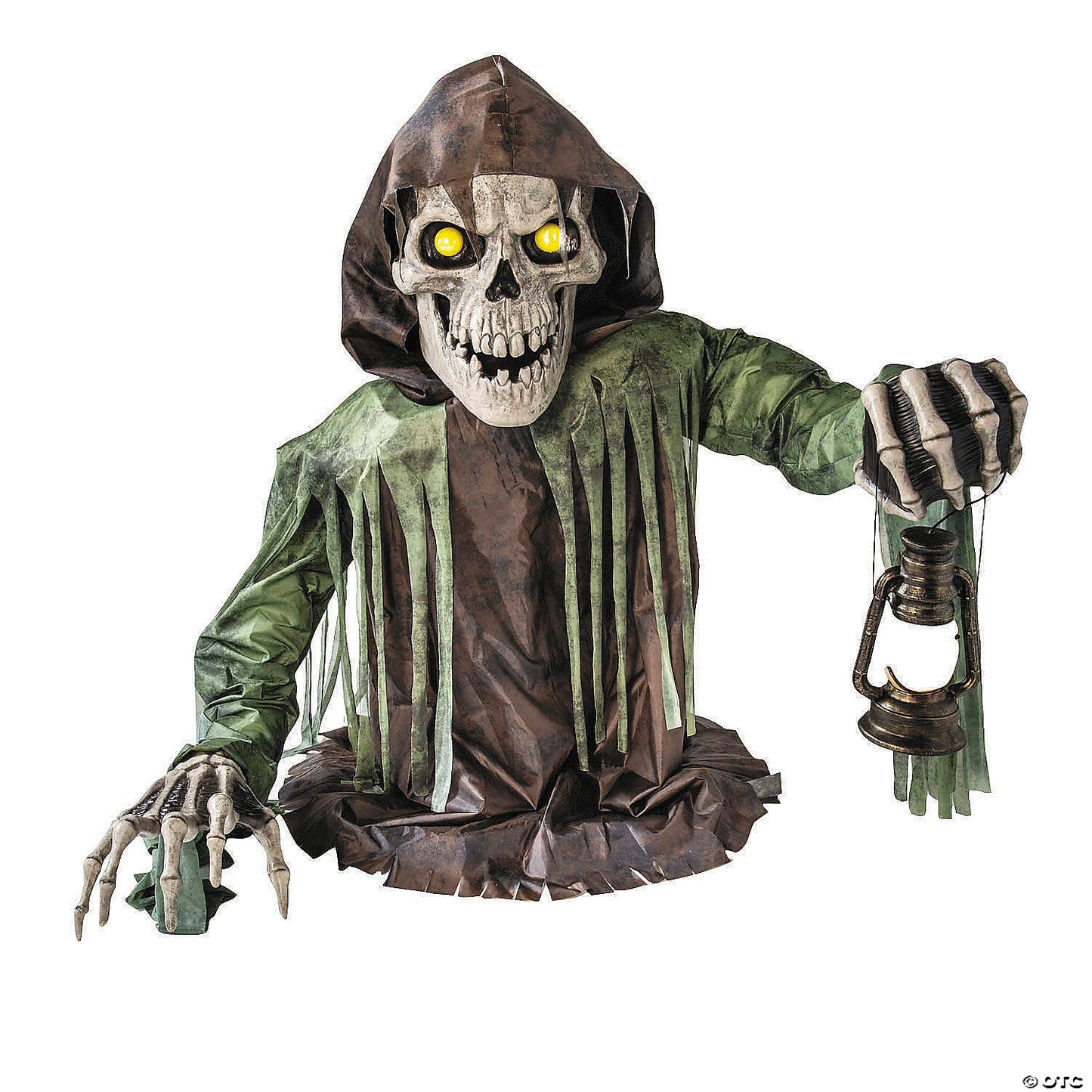 4 Ft. 10" Animated Light-Up Corroded Skeleton Reaper | USA Decoration®