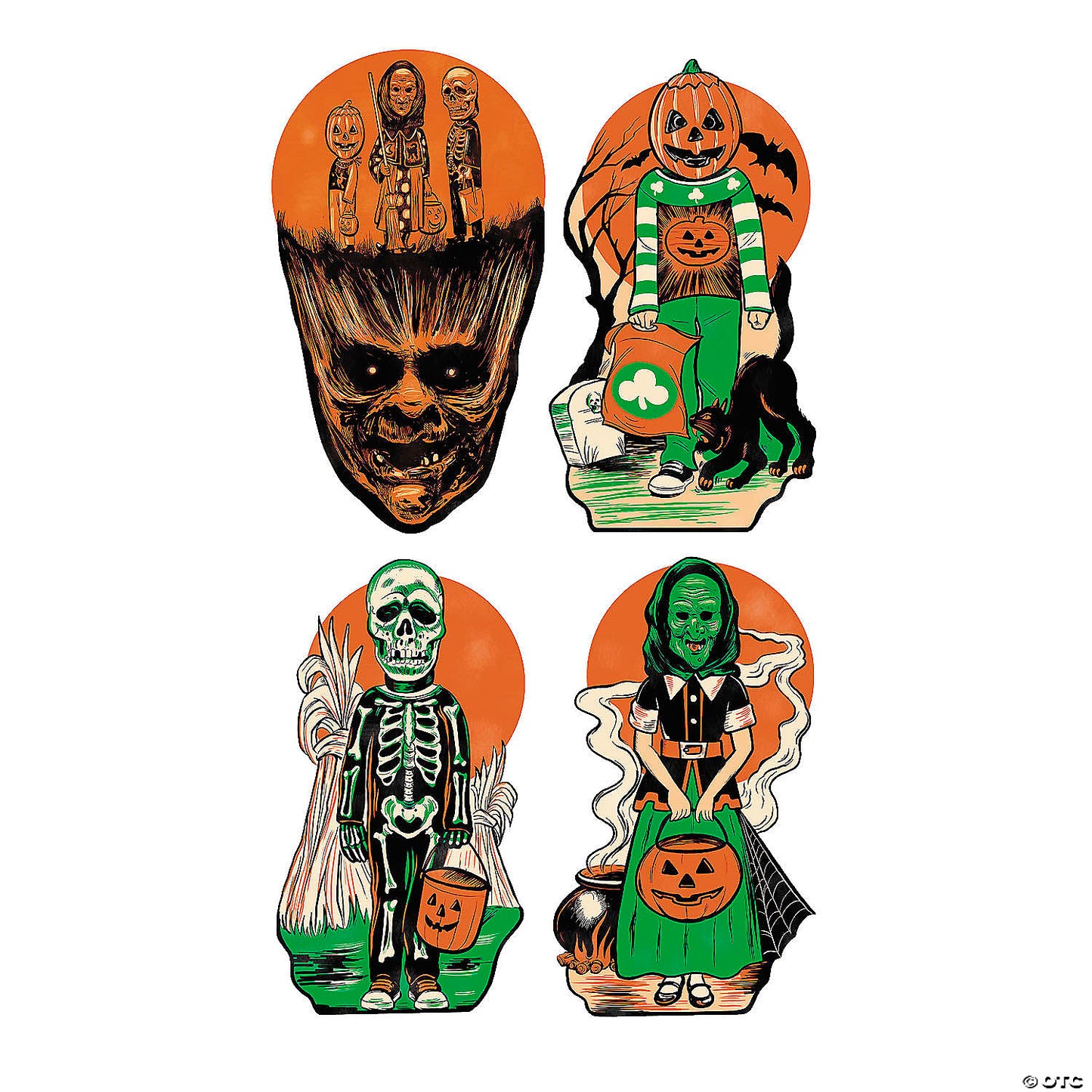 4 Pc. Halloween 3: Season of the Witch™ Cutout Wall Decorations