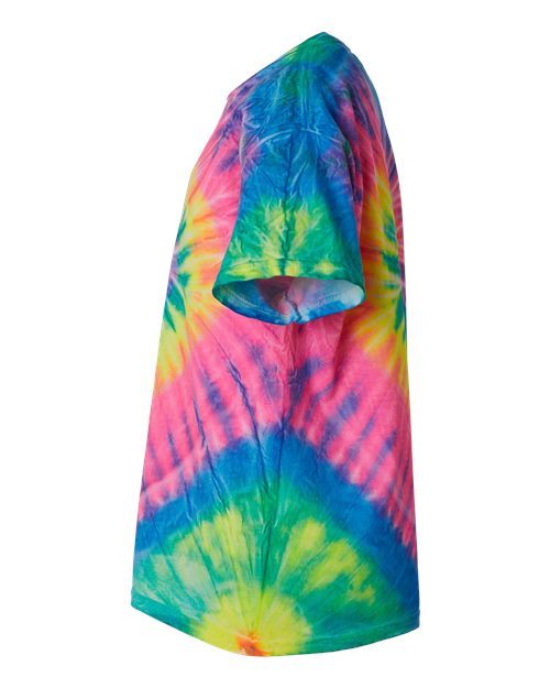 Youth Multi-Color Spiral Tie-Dyed T-Shirt | USA Decoration