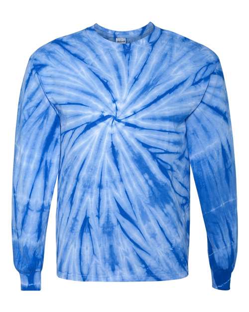 Cyclone Pinwheel Tie-Dyed Long Sleeve T-Shirt | USA Decoration