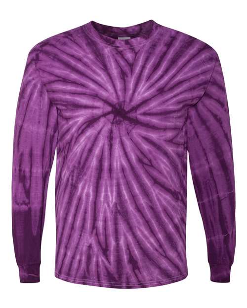 Cyclone Pinwheel Tie-Dyed Long Sleeve T-Shirt | USA Decoration