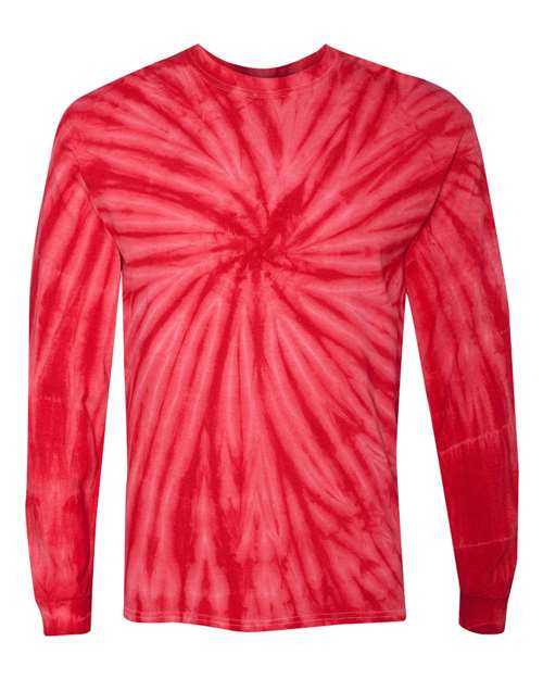 Cyclone Pinwheel Tie-Dyed Long Sleeve T-Shirt | USA Decoration