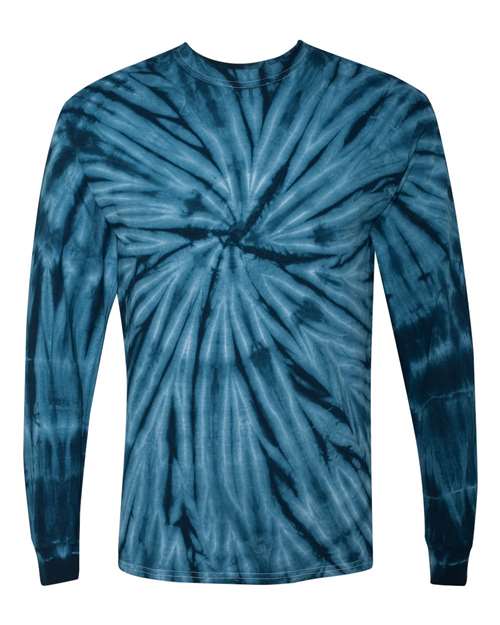 Cyclone Pinwheel Tie-Dyed Long Sleeve T-Shirt | USA Decoration