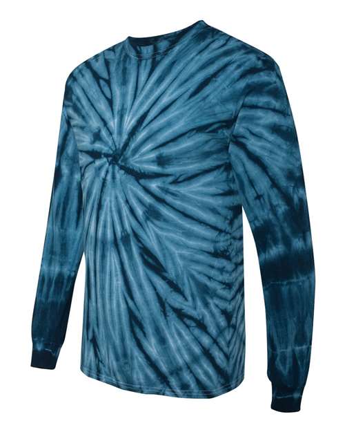 Cyclone Pinwheel Tie-Dyed Long Sleeve T-Shirt | USA Decoration