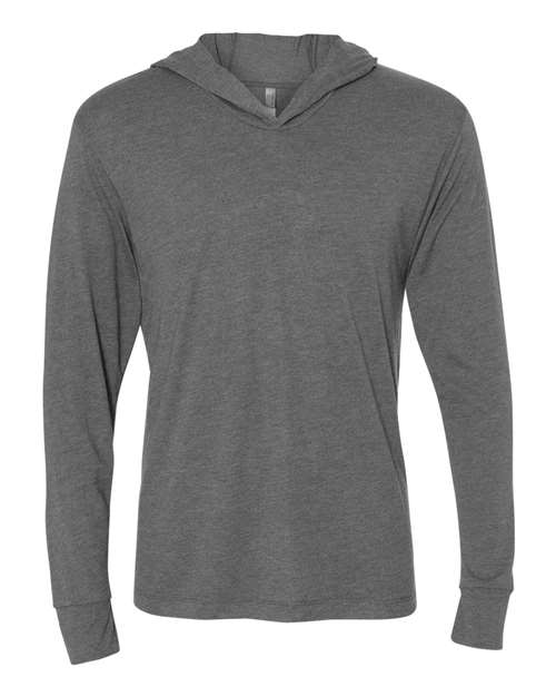 Triblend Hooded Long Sleeve Pullover | USA Decoration