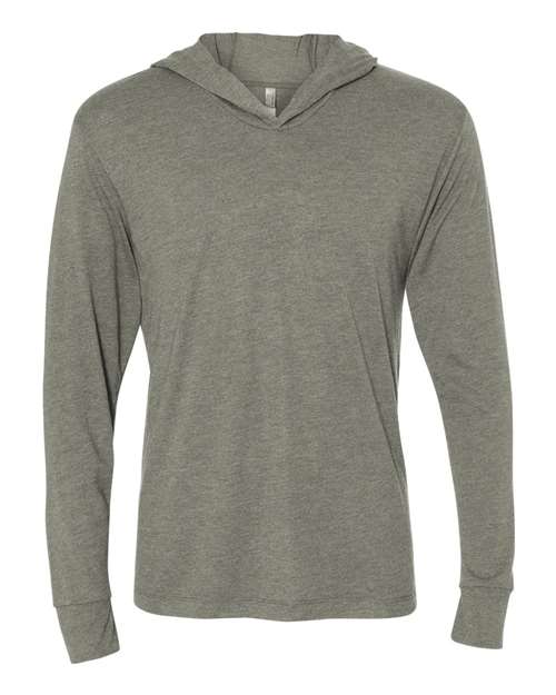 Triblend Hooded Long Sleeve Pullover | USA Decoration