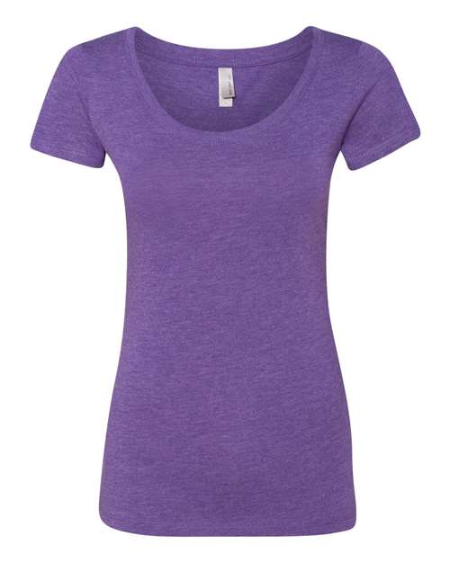 Women’s Triblend Scoop Neck T-Shirt | USA Decoration