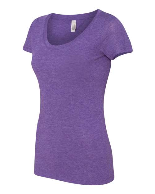 Women’s Triblend Scoop Neck T-Shirt | USA Decoration
