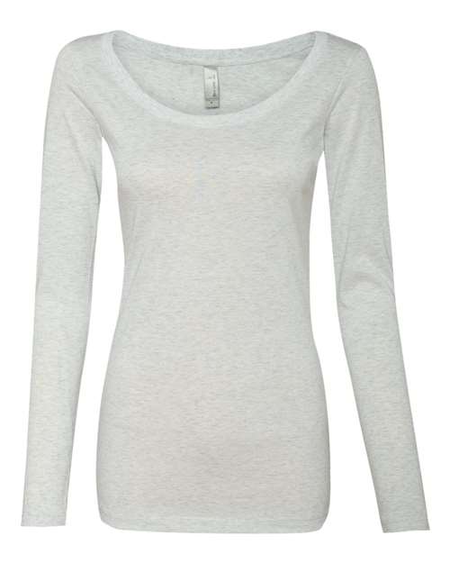 Women’s Triblend Scoop Neck Long Sleeve T-Shirt | USA Decoration