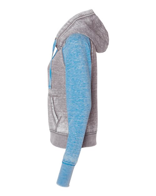 Women's Zen Fleece Raglan Hooded Sweatshirt | USA Decoration