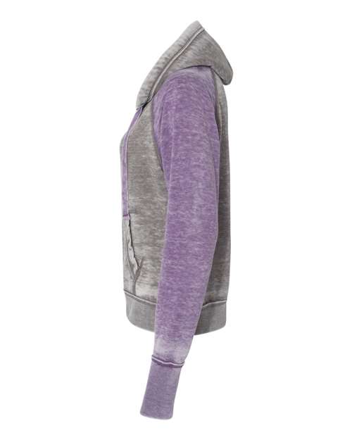 Women's Zen Fleece Raglan Hooded Sweatshirt | USA Decoration