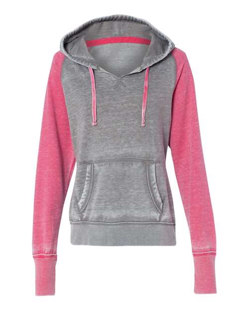 Women's Zen Fleece Raglan Hooded Sweatshirt | USA Decoration