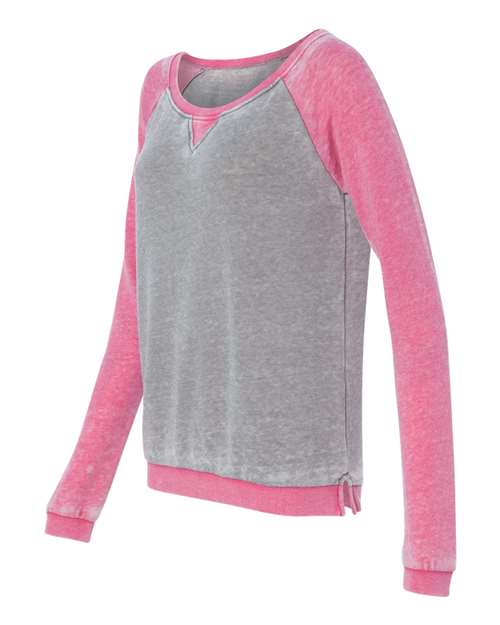Women’s Zen Fleece Raglan Sweatshirt | USA Decoration