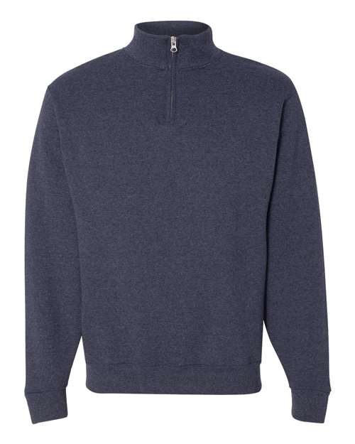 Nublend® Cadet Collar Quarter-Zip Sweatshirt | USA Decoration