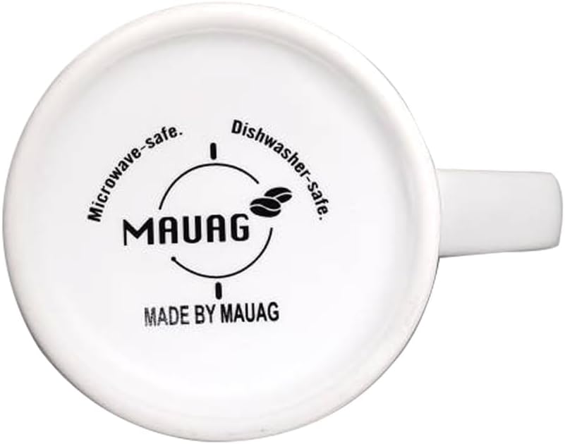 MAUAG This Lady is One Awesome Mom Coffee Mug Christmas Gifts, Funny Quote Cup for Mother's Day or Valentine's Day from Daughter Son or Husband, White 15 Oz