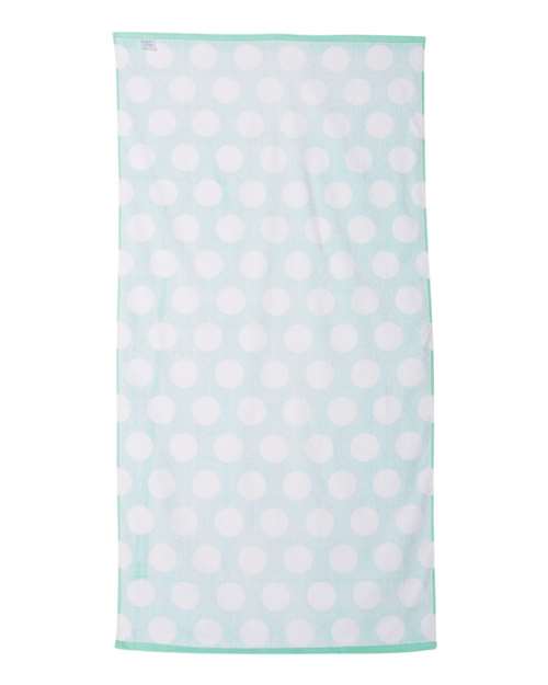 Polka Dot Velour Beach Towel | USA Decoration
