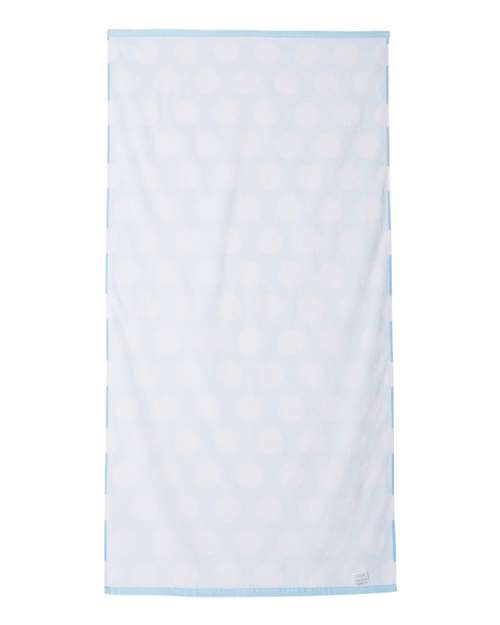 Polka Dot Velour Beach Towel | USA Decoration