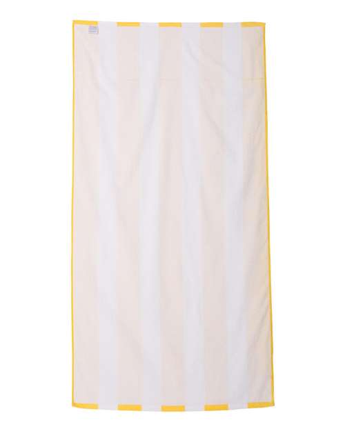 Cabana Stripe Velour Beach Towel | USA Decoration
