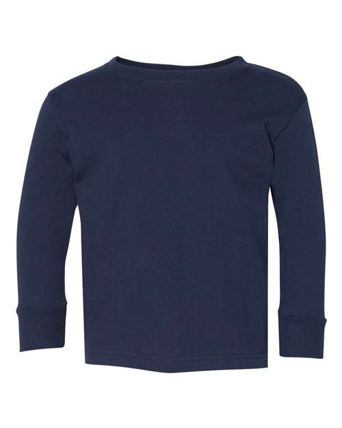 Toddler Fine Jersey Long Sleeve Tee | USA Decoration