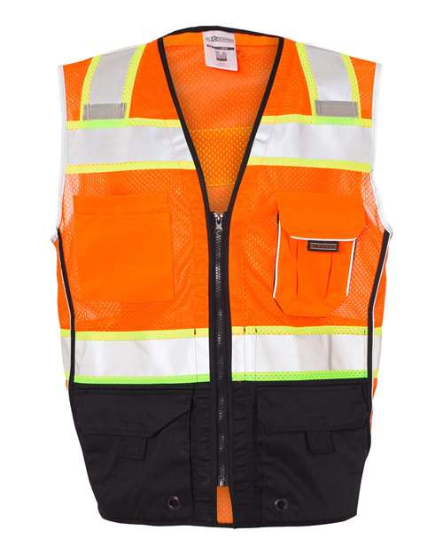 Premium Black Series® Black Bottom Class 2 Vest | USA Decoration