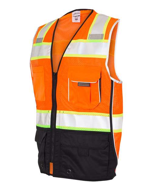 Premium Black Series® Black Bottom Class 2 Vest | USA Decoration