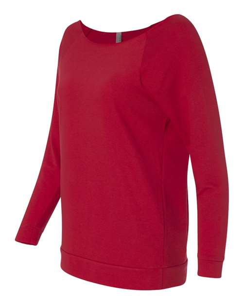 Women's Terry Raw Edge Three-Quarter Sleeve Raglan | USA Decoration