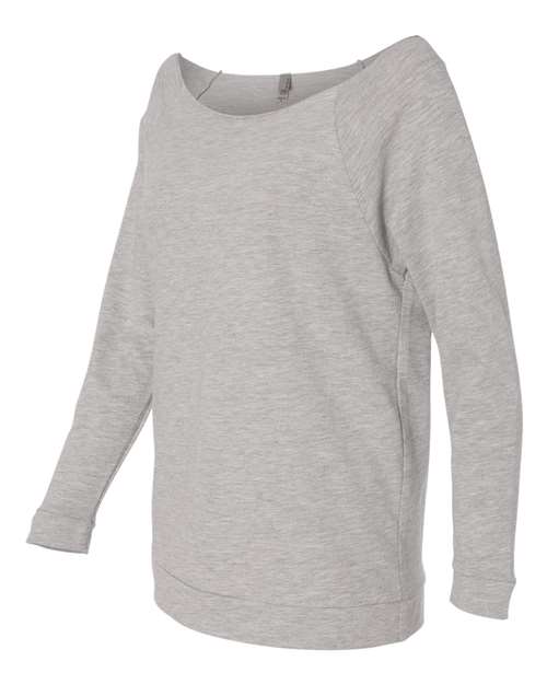 Women's Terry Raw Edge Three-Quarter Sleeve Raglan | USA Decoration