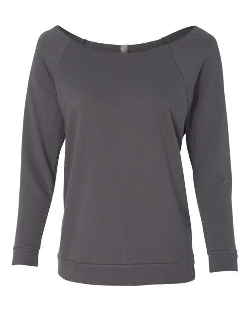Women's Terry Raw Edge Three-Quarter Sleeve Raglan | USA Decoration