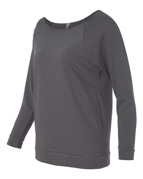 Women's Terry Raw Edge Three-Quarter Sleeve Raglan | USA Decoration