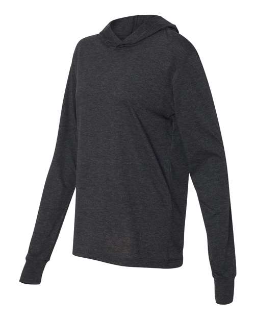 Jersey Hooded Long Sleeve Tee | USA Decoration