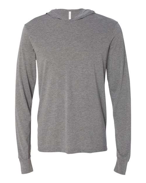 Jersey Hooded Long Sleeve Tee | USA Decoration