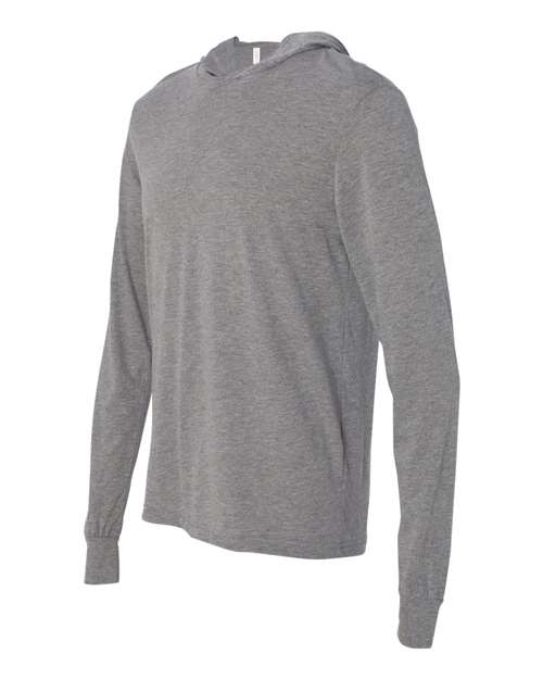 Jersey Hooded Long Sleeve Tee | USA Decoration