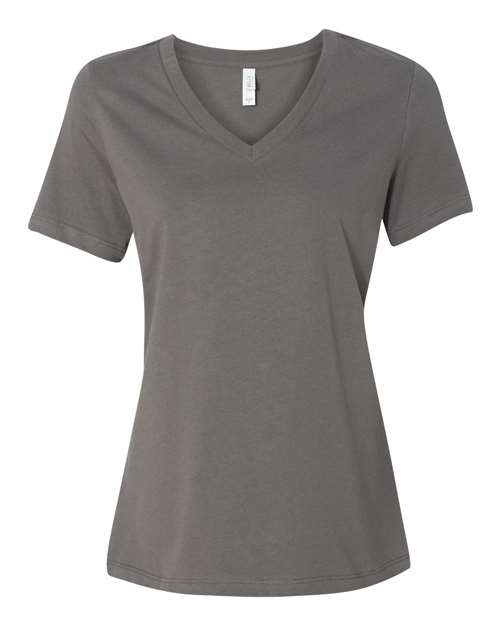Women’s Relaxed Jersey V-Neck Tee | USA Decoration