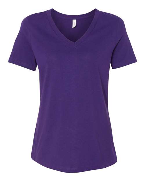 Women’s Relaxed Jersey V-Neck Tee | USA Decoration