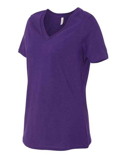 Women’s Relaxed Jersey V-Neck Tee | USA Decoration