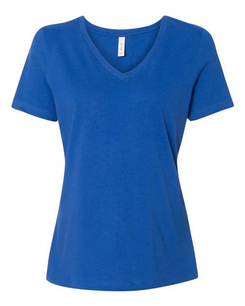Women’s Relaxed Jersey V-Neck Tee | USA Decoration