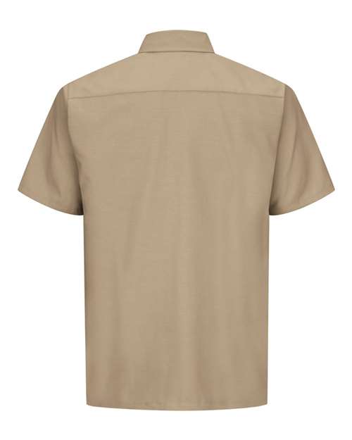 Ripstop Short Sleeve Work Shirt | USA Decoration