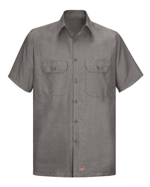 Ripstop Short Sleeve Work Shirt | USA Decoration