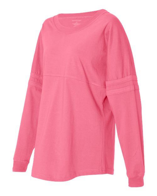 Women's Jersey Pom Pom Long Sleeve T-Shirt | USA Decoration
