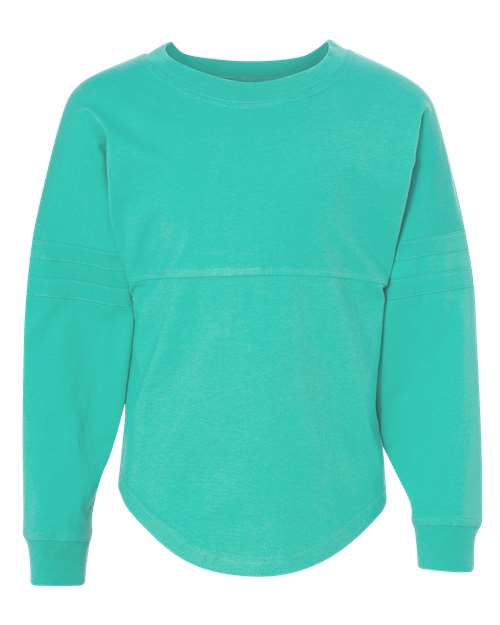 Women's Jersey Pom Pom Long Sleeve T-Shirt | USA Decoration
