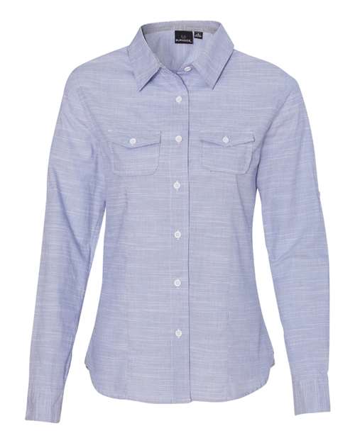 Women's Textured Solid Shirt | USA Decoration