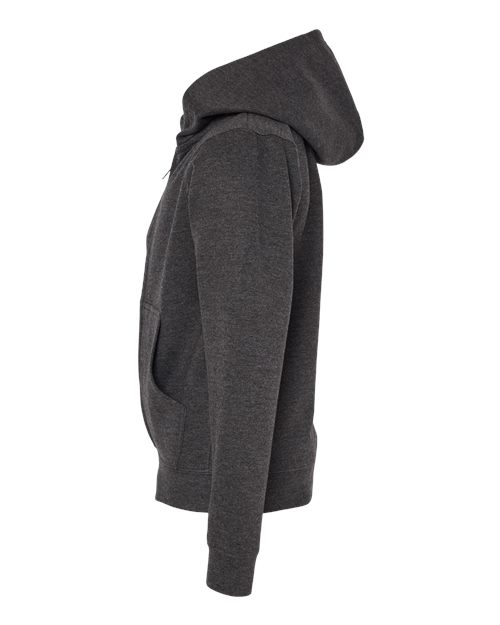 Youth Midweight Full-Zip Hooded Sweatshirt | USA Decoration