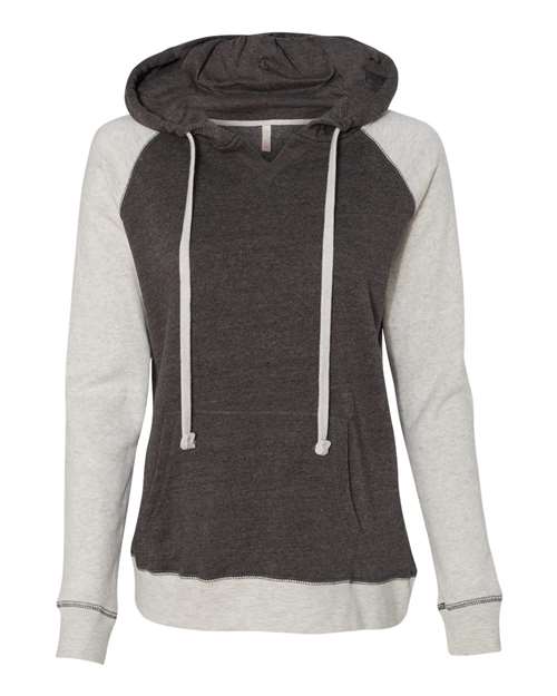 Women’s Harper Raglan Hooded Sweatshirt | USA Decoration